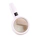 Backbayia 10X Handheld Magnifying Glass Magnifier with LED Light for Seniors Reading