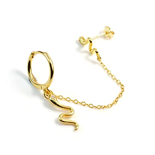 JQQJZLC Pendientes de Serpientes para Mujeres Pencas pequeñas Pendientes Pendientes Pendientes
