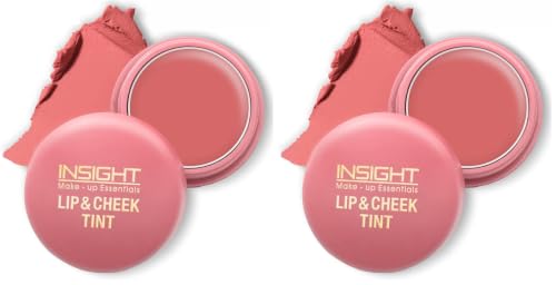 Image of INSIGHT Lip & Cheek Tint - Candy Cane (3 g) | Matte Finish | With Vitamin E | Long-Lasting, Lightweight Multipurpose Tint for Lips & Cheeks | Smooth Application | All Skin Types (Pack of 2)