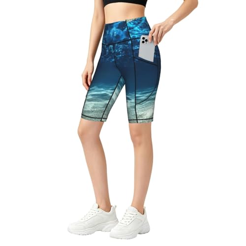 Short de yoga avec poches latérales pratiques pour femme active