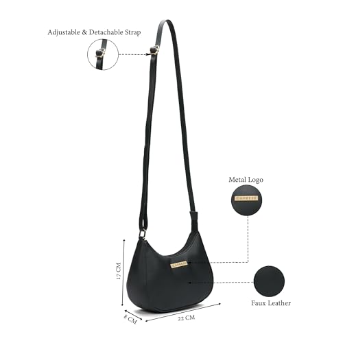 Image of Caprese Omni Small Sling Bag for Women with Adjustable Strap & Zipper Closure for Comfortable Wear | Versatile Handbag for Everyday Use, Travel, and Special Occasions
