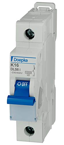 Doepke 09916563 DLS6I K16A 1polig 10KA Leitungsschutzschalter 1polig 16A 230V