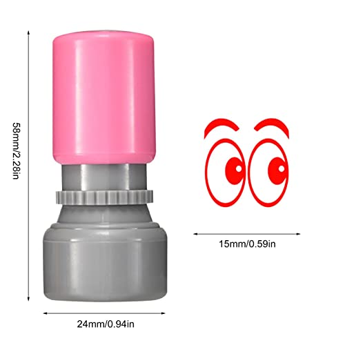 Xiaoxin Golf Ball Stamps Waterproof & Quick Drying Golf Ball Identity Marker, Portable Golf Accessories Available In The Lip, Ladybug, Cherry, Eyeball,Bull,Ect Patterns #TOP4