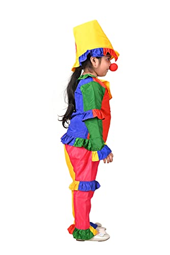 Image of BookMyCostume Clown Joker Fancy Dress Collection - Colorful Circus Performer & Funny Character Outfits for Boys and Girls - Ideal for School Annual Day, Role-Play, Birthday Events & Halloween Costume