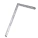 Métal carrée Règle, règle en acier inoxydable, en forme de L règle, outil de mesure en métal, Outils couture Diagnostic