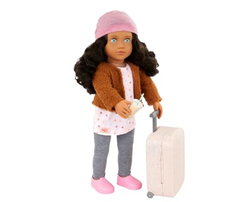 Muñeca viajera Our Generation Lisandra de 18 pulgadas miniatura 1