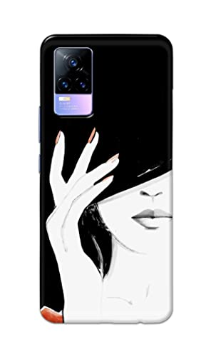 Image of PRINTFIDAA Photo of Beautiful Girl Hard Back Cover for Vivo Y73 / Vivo V21e 4G Back Cover -(P6) KAT1005