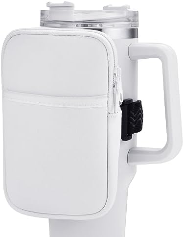 Yopria Water Bottle Pouch for Stanley,18~40oz Stanley Cup Accessories,Stanley Fanny Pack,Tumbler with Pocket, Phone, Cards, Keys,Wallet,Earphone,Compact, Versatile, GYM,Outdoors,Sports, SBB-00109