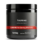 Toniiq 2000mg Taurine Supplement - High Purity Taurine Powder Capsules, 98%+ Pure, Third-Party Lab Tested - Potent, Non-GMO, Gluten-Free, Effective Formula 45 Optimal Servings Per Bottle