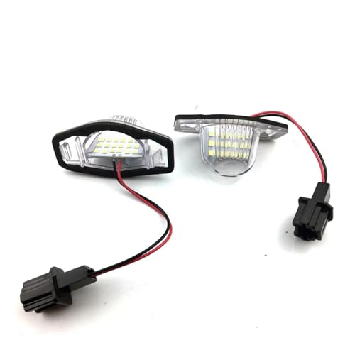 Luz de matrícula de coche plafón de repuesto para modelos Jazz de 2000 a 2015 3