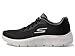 Go Walk Mens Go Walk Flex - Remark Sneaker, Black/Grey, 13