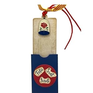 Sant Jordi - Punto de Libro con colgante (Modelo con colgante