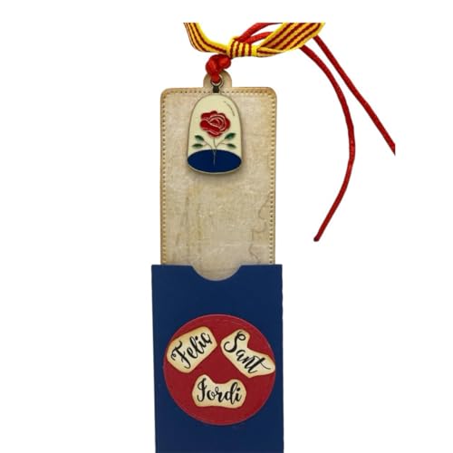 Sant Jordi - Punto de Libro con colgante (Modelo con colgante