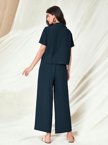 Image of TOPLOT Women's Jumpsuit Co-ord Set | Soft Breathable Feel | Comfortable Fit with Easy Movement | Stylish One-Piece Outfit Design | Perfect for Casual & Travel (5225)