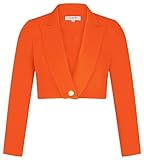 vespa jacke damen weiß Lange Ärmel Morgan Damen 231-vespa.f Jacke/Blouon, Orangeade, 36