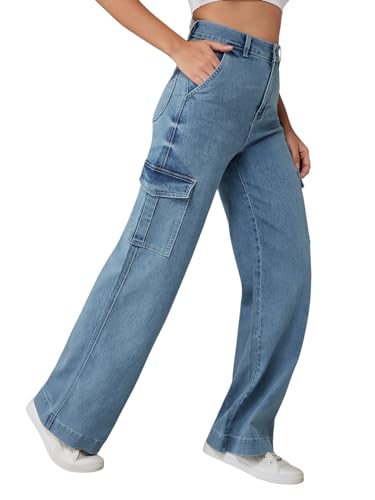 Image of Dolce Crudo High Rise Wide Leg Jeans for Women