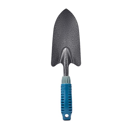 Garden Tool Set, 4 Piece, Heavy Duty, Gardening Tools Work No-Slip Grip, Trowel Transplanter Weeder Hand Rake, Ergonomic Handle, Indoor Outdoor #TOP3