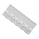 Style et élégance : le style nordique américain combiné design en dentelle blanche ajoute une touche d'élégance à votre cuisine, rehaussant son attrait esthétique général, cantonnière tournesol, rideaux victoriens