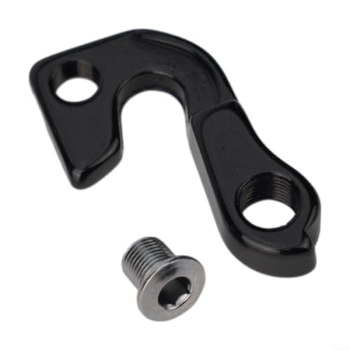 Posheliox Aluminium Alloy Rear Derailleur Hanger, for GT for aggressor Zaskar, Bike Tail Hook Gear Mech Bracket, Cycling Frame Dropout Mount(Black)
