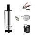PIGENE Adjustable Small Submersible Pump Auto Quick Electric Submersible Pump Stainless Steel Submersible Pump for Fuel Water Diesel Oil Transfer Pump Tool