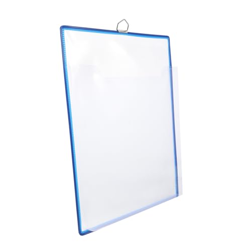 TOPPERFUN 透明プラスチックファイルバッグ 多機能仕切り付き 吊り下げ式 書類収納ホルダー オフィス 家用 大容量ドキュメントケース