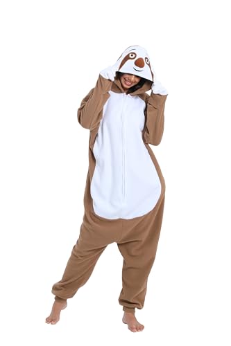 shelovely Combinaison Pyjamas Onesies Unisexe Adulte Animal Cosplay Deguisement Kigurumi Halloween Costume Femme Homme