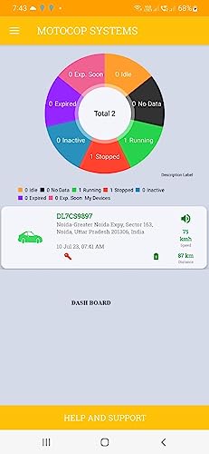 Vehicle Tracking Device, GPS, 24x7 Monitoring, Works with Cars, Bikes, Trucks, Buses, Mobile App + Free Sim+ Siren+ 30 Days Free Trial