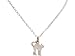 Produktbild Gemshine Katze Anhänger aus 925 Silber, vergoldet oder rose an 45cm Kette. Geschenk für Haustier Herrchen, Frauchen - Made in Spain, Metall Farbe:Silber
