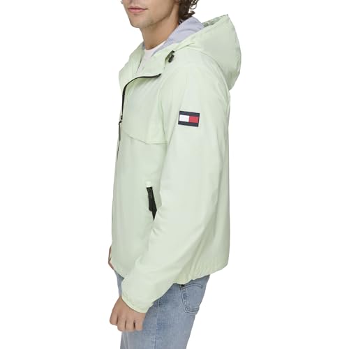 Image of Tommy Hilfiger Men's Simple Hooded Rain Jacket