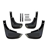 4Pcs Front Rear Mud Flaps Car Accessories Compatible for Land -Rover -Defender 130 2020 2021 2022 2023 Mudguards Dirty Traps Fenders Flares(Matt Black with UJ)