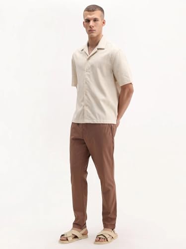 Image of Rare Rabbit Regular fit Striped Trouser