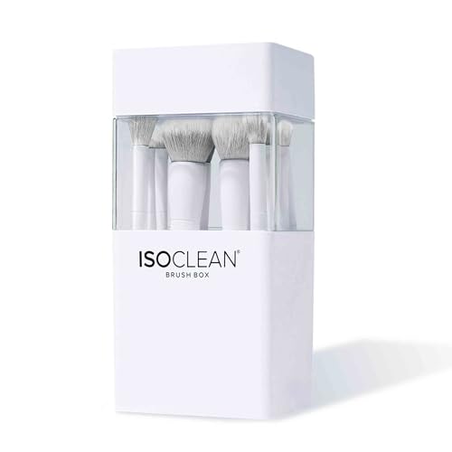 ISOCLEAN Makeup Brushes, 12 Piece Creator Brush Collection with Brush Box
