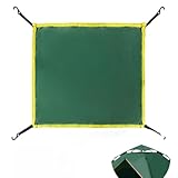 NEIQIUWING Lona para tienda de campaña, protección solar, protección contra la lluvia, cubierta de tela impermeable