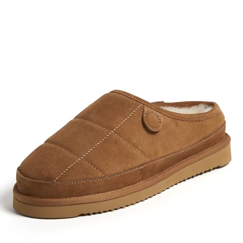 Image of Fireside by Dearfoams Men's Grafton Shearling Indoor /Outdoor Clog
