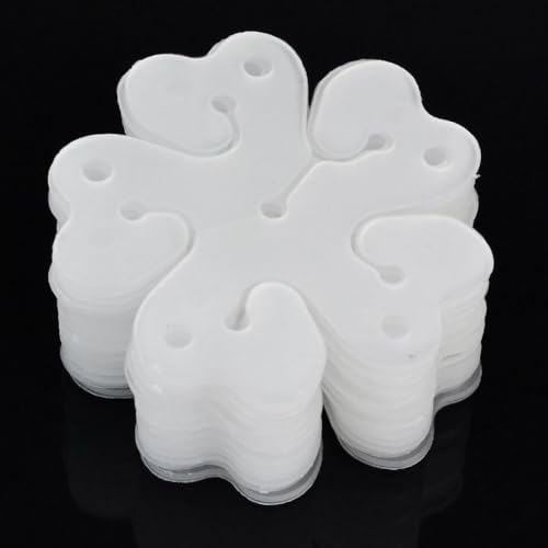 Image of HK balloons 12Pcs Flower Shape Balloon Clips For Birthday Anniversary Baby Shower Event Decorations Item Balloon Clips Holder