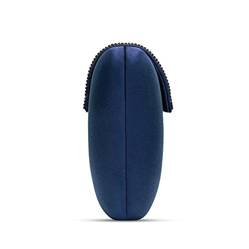 Image of Satin Rhinestones Evening Bags Party Bridal Clutch Purse For Women Prom Clutch