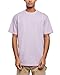 Urban Classics Herren Zware oversized thee T Shirt, Lilac, 4XL EU