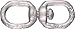 Connecting Link, Swivel, Galvanized, 3/16-In.