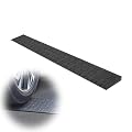 Ruedamann Rubber Threshold Ramps, 0.6" Rise Door Threshold Ramps for Wheelchairs, 1500 Lbs Capacity, 35" Wide Non-Slip Doorway Ramp, Garage Ramp for Scooter, Power Chairs, Driveways, Cuttable