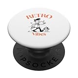 Photo Gallery retro vibes walking man coin flipping | design vintage popsockets popgrip intercambiabile Photo Gallery retro vibes walking man coin flipping | design vintage popsockets popgrip intercambiabile