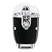 SMEG 50's Retro Style Citrus Juicer with Drip Free Spout, Automatic Activation, and Efficient Straining, Black