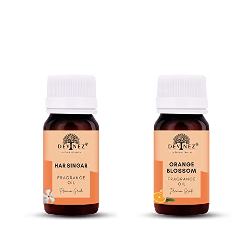 Image of Devinez Har Singar, Orange Blossom Aroma Oil for Diffuser /Ultrasonic Aroma Diffuser /Tealight Diffuser /Reed Diffuser, 60ml Each