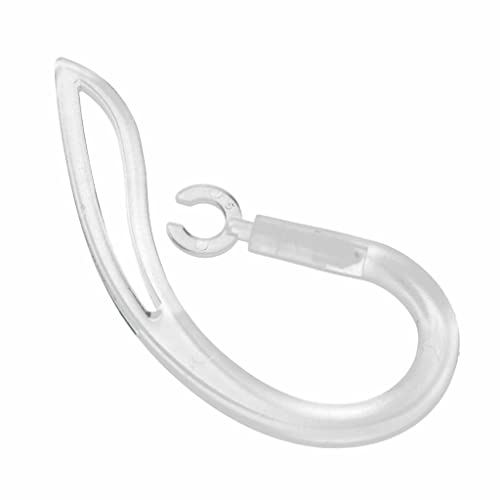 BWOFJGWH Silicone Boucle Oreille Crochet Oreillette Attache Remplaçable Embout Souple Transparent Queue D'Écureuil Convient à Écouteurs Universels Usage,...