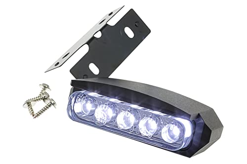 Led Illuminazione Della Targa, Str8, Incl. Alloggiamento, Con Omologazione, Colore: Nero