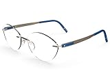 SILHOUETTE optical eyeglasses Blend Chassis: 5555 include demo lenses (CV Gold Blue...