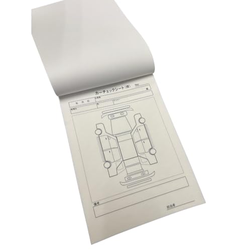 【かぁな】チェックシート4セット Amazon | カーピカル 複写式カーチェックシート(50台分) A5サイズ 6冊