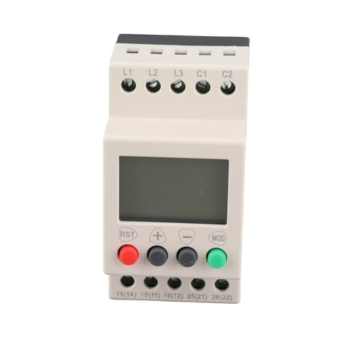 Protector de bajo sobrevoltaje trifásico PUSOKEI JVR800‑2 con relé de secuencia 4