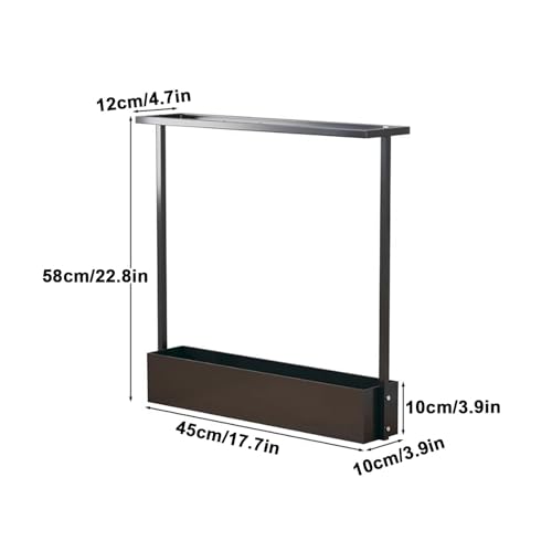 Soporte para raquetas de tenis vertical, organizador de metal miniatura 2
