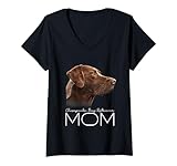 Photo Gallery donna chesapeake bay retriever mamma maglietta con collo a v Photo Gallery donna chesapeake bay retriever mamma maglietta con collo a v