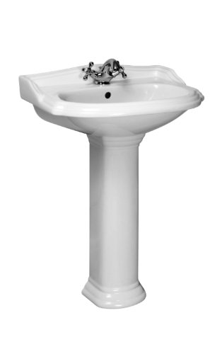 pietra – Rubinetto per lavandino in ceramica retro con colonna